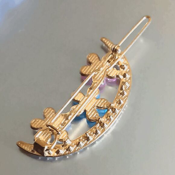 2/$21 Two Piece Heart Moon Hair Accessory Set - Picture 7 of 10